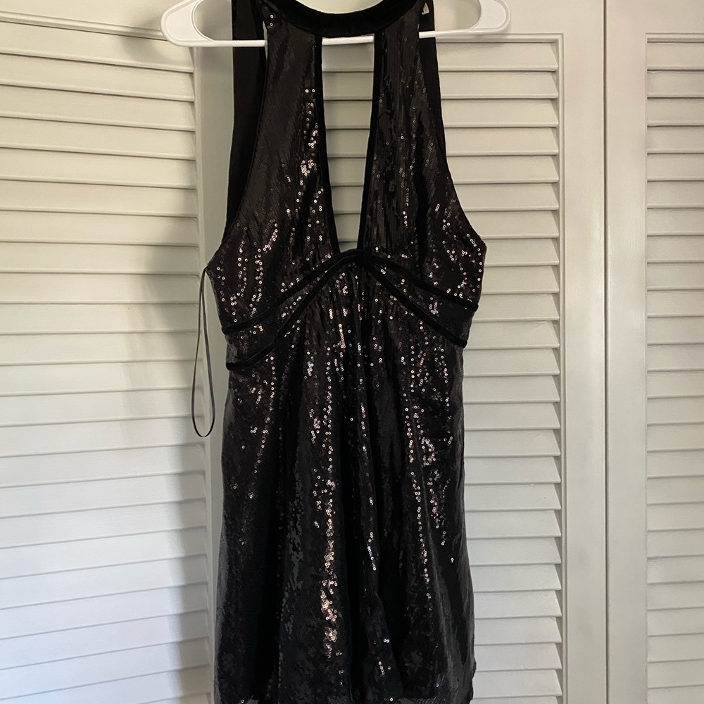 Free People Mini Dress- Sequin